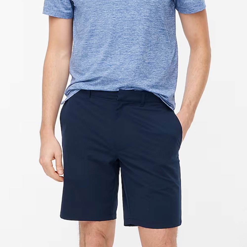 J. Crew Blue Flat Front Shorts